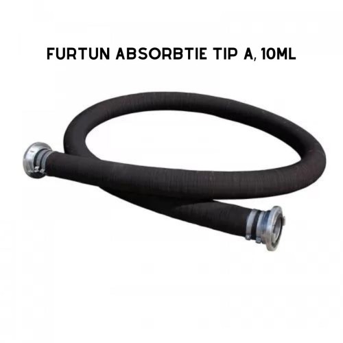 Furtun absorbtie tip A cauciuc cu insertie metalica (10ml) - 10 BAR